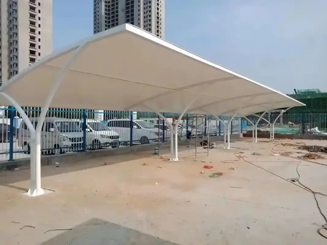 贵州正安园区停车棚为何生锈漏水?选购膜结构先避开这三个坑